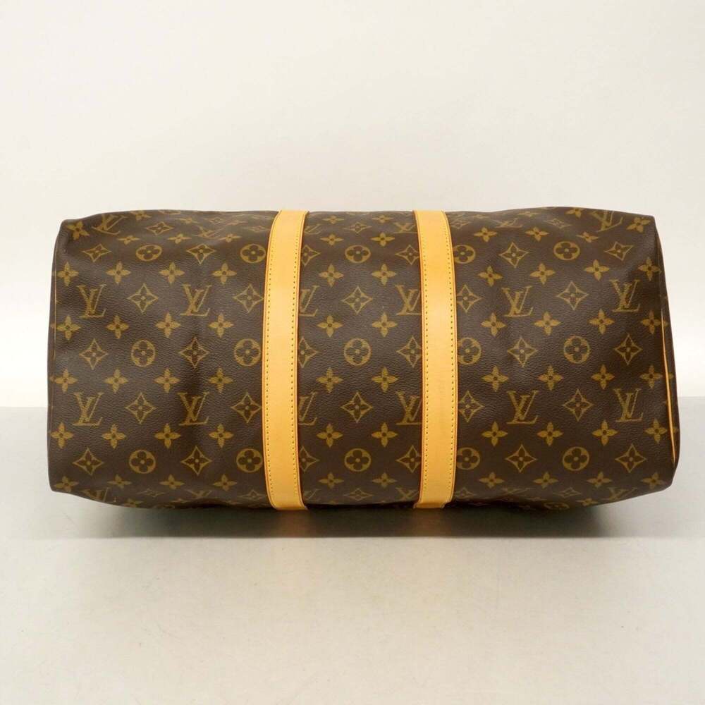 LOUIS VUITTON Authentic Brown Monogram Keepall 45 Boston Bag - Picture 3 of 10